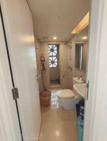 Building Lobby in 1 BHK Apartment at Thane West – for Rent