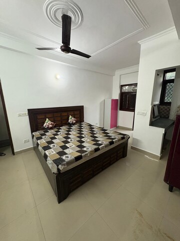 Bedroom in 1 BHK Builder Floor at Freedom Fighters Enclave – for Rent