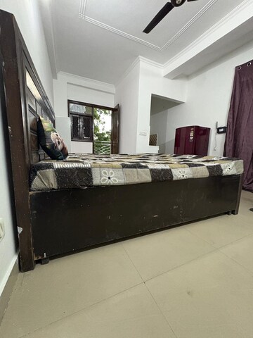 Bedroom in 1 BHK Builder Floor at Freedom Fighters Enclave – for Rent