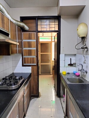 Kitchen in 2.5 BHK Builder Floor at Unitech South City II, Sector 50 – for Rent