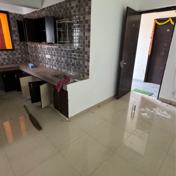 Kitchen in 1 BHK Builder Floor at Palm Residency Chhatarpur, Rajpur Khurd Extension – for Rent
