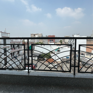 Balcony in 1 BHK Builder Floor at Palm Residency Chhatarpur, Rajpur Khurd Extension – for Rent