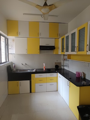 Kitchen in 2 BHK Apartment at Spring Dales, Kharadi – for Rent