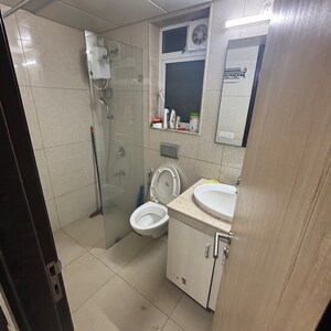 Bathroom in 2 BHK Apartment at L&T Emerald Isle, Budhia Jadhav Wadi – for Rent