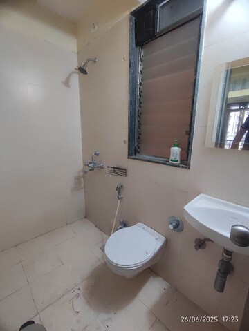 Bathroom in 1 BHK Apartment at Rustomjee Avenue L1, Virar West – for Rent