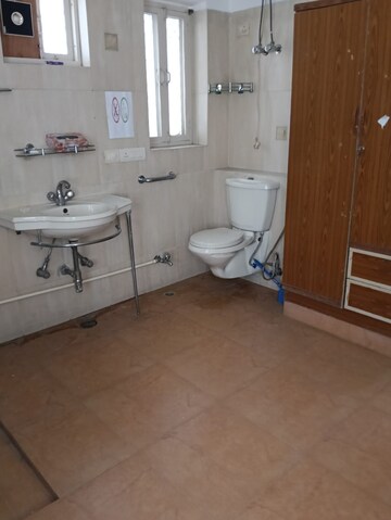 Bathroom in 3 BHK Builder Floor at Green Park Extension – for Rent