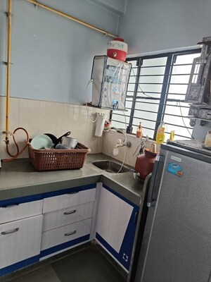 Kitchen in 1 BHK Apartment at Chandkheda – for Rent