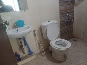 Bathroom in 1 BHK Builder Floor at Malviya Nagar – for Rent