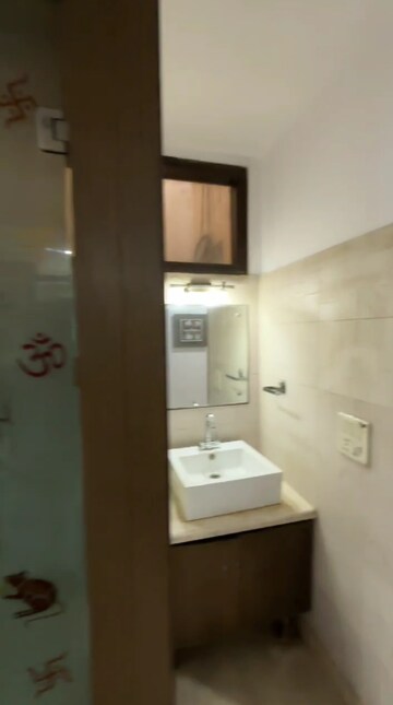 Bathroom in 4 BHK Builder Floor at Ram Vihar – for Rent