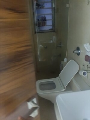 Bathroom in 3 BHK Apartment at JP Decks, Goregaon East – for Rent