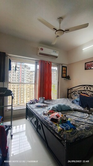 Master Bedroom in 3 BHK Apartment at Unique Poonam Estate Cluster 2, Mira Road – for Sale