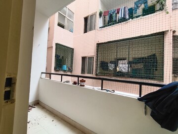 Balcony in 2 BHK Apartment at Aishwarya Eastwoods, Hsr Layout – for Rent