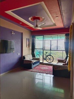 Living Room in 1 BHK Apartment at Vivaan Elementos, Zundal – for Rent