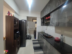 Kitchen in 3 BHK Apartment at Raja Ritz Avenue, Hoodi – for Rent