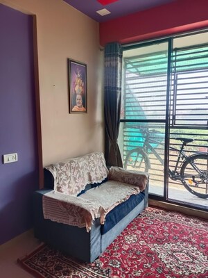 Living Room in 1 BHK Apartment at Vivaan Elementos, Zundal – for Rent