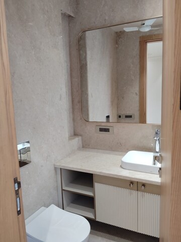 Bathroom in 4 BHK Builder Floor at Defence Colony – for Rent