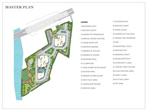 Master Plan in 3 BHK Apartment at Purva Blubelle, Rajaji Nagar – for Sale