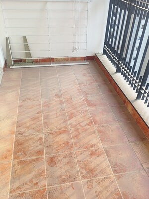 Balcony in 3.5 BHK Apartment at Prestige High Fields, Gachibowli – for Rent