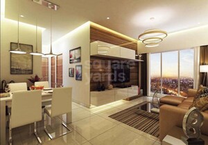 Living Room in 1 BHK Apartment at Veena Serenity, Chembur – for Sale