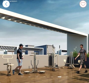 Gym in 1 BHK Apartment at Global Platinum City Light, Moshi – for Sale