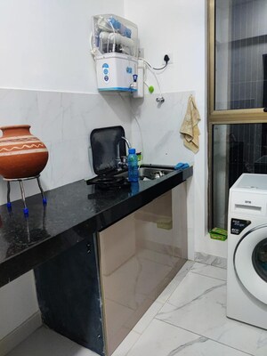Kitchen in 1 BHK Apartment at Raymond Realty Phase II, Pokhran Road No Two – for Rent