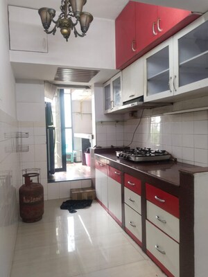 Kitchen in 3 BHK Apartment at Raghunath Vihar, Kharghar – for Rent