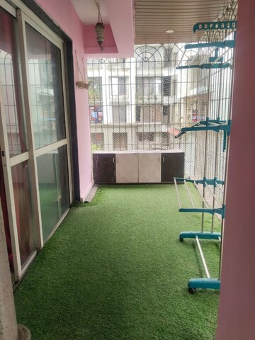 Balcony in 3 BHK Apartment at Raghunath Vihar, Kharghar – for Rent