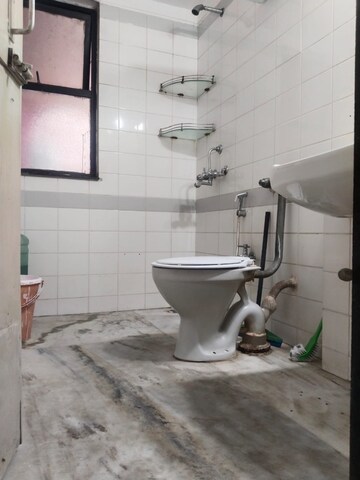 Bathroom in 3 BHK Apartment at Raghunath Vihar, Kharghar – for Rent
