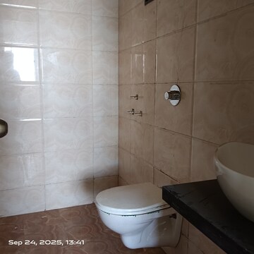 Bathroom in 1 BHK Apartment at Nagpal Sudarshan Paradise, Pimple Nilakh – for Rent