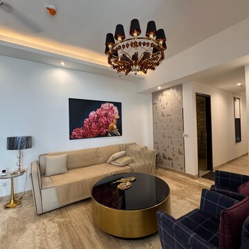 Living Room in 3 BHK Apartment at Supertech Supernova Nova Residences, Sector 94 – for Rent