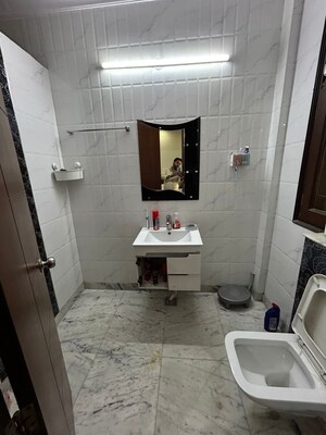 Bathroom in 1 BHK Apartment at RWA Apartments Sector 21, Sector 21 – for Rent