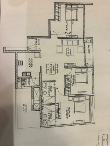 Floor Plan in 2.5 BHK Apartment at Pride Pristine, Electronic City – for Sale