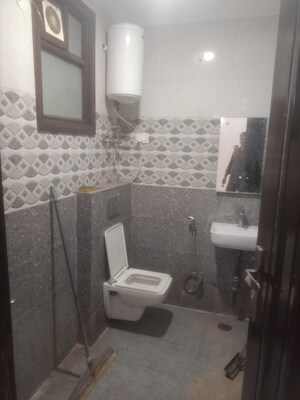 Bathroom in 2 BHK Builder Floor at Vasant Kunj – for Rent