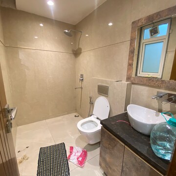 Bathroom in 4 BHK Builder Floor at Chattarpur – for Rent