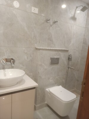 Bathroom in 2 BHK Builder Floor at Vasant Kunj Enclave – for Rent