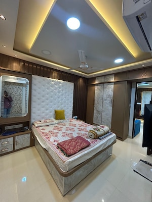 Bedroom in 3 BHK Apartment at Radha Residency Borivali, Borivali East – for Rent