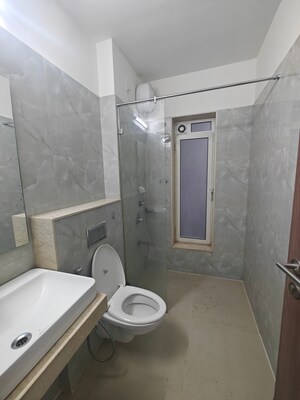 Bathroom in 2.5 BHK Apartment at L & T Seawoods Residences Phase 1 Part A, Seawoods – for Rent