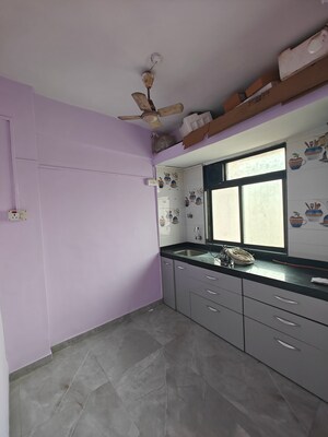 Kitchen in 1 BHK Apartment at Nerul Sector 18a – for Rent