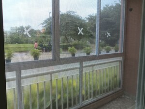 Balcony in 3 BHK Apartment at Brigade Northridge, Kogilu Road – for Rent