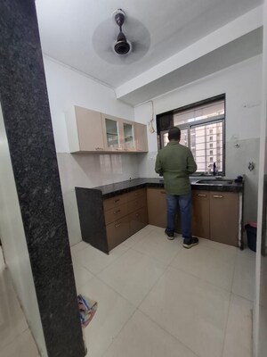 Kitchen in 2 BHK Apartment at Runwal Eirene, Balkum Pada – for Rent
