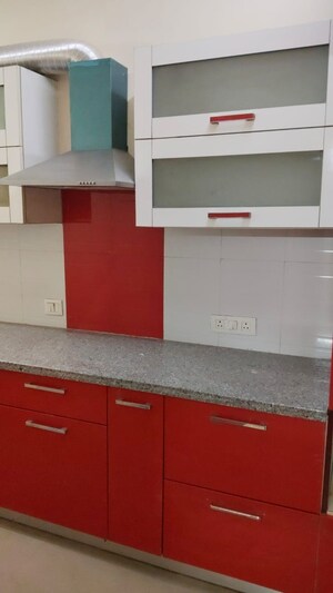 Kitchen in 2 BHK Builder Floor at Unitech South City II, Sector 50 – for Rent
