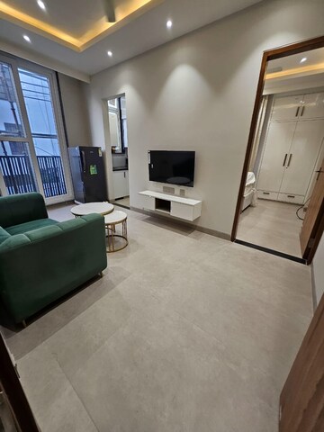Living Room in 3 BHK Builder Floor at Unitech South City II, Sector 50 – for Rent