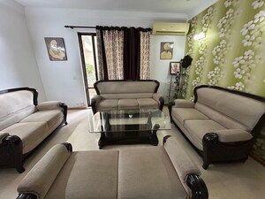 Living Room in 3 BHK Apartment at Unitech Fresco, Sector 50 – for Rent