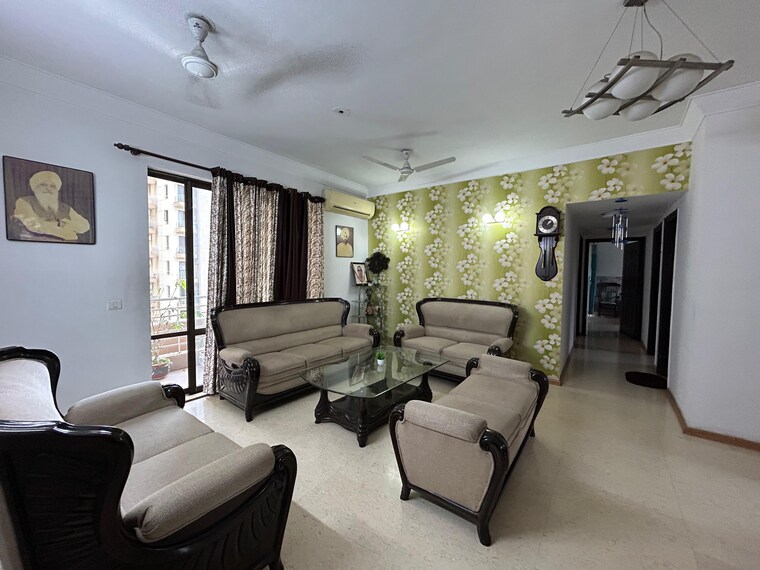 Living Room, unitech-fresco 3 Bedroom 1629 Sq.Ft. Apartment In Sector 50 Gurgaon 9248326