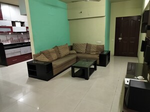 Living Room in 2 BHK Apartment at Mirchandani Palms, Rahatani – for Sale