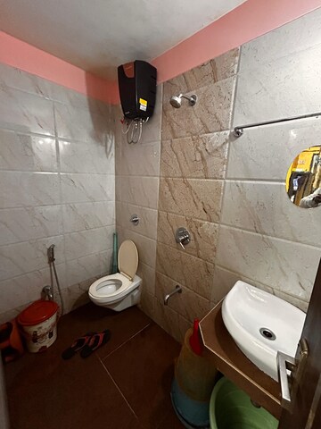 Bathroom in 2 BHK Apartment at Ulwe Sector 18 – for Rent