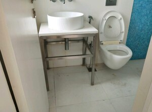 Bathroom in 3 BHK Apartment at Lodha Fiorenza, Goregaon East – for Rent