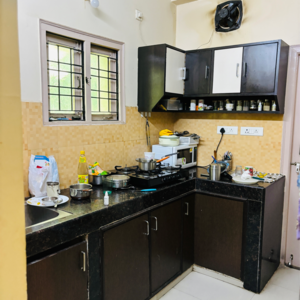 Kitchen in 2 BHK Builder Floor at Madhapur – for Rent