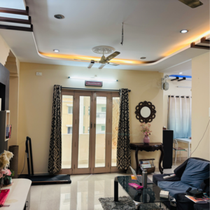 Living Room in 2 BHK Builder Floor at Madhapur – for Rent