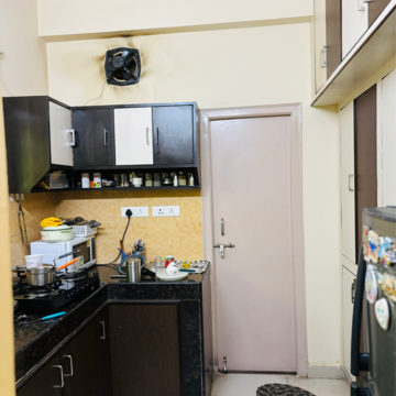Kitchen in 2 BHK Builder Floor at Madhapur – for Rent